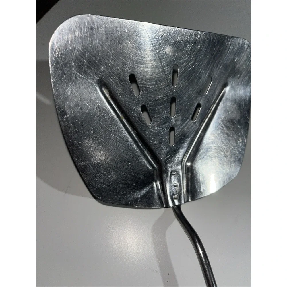 Foley Vintage Stainless Steel Spatula Lifter Curved Slotted Flipper 
